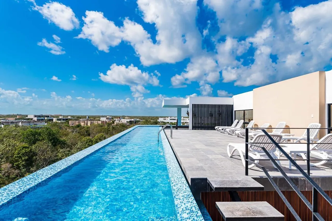 Tulum City Apartments E-205 location